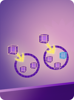 Purple cube